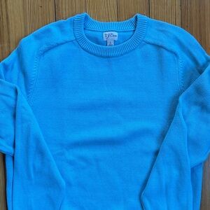 100% Cotton J.Crew Crewneck Sweater Blue Size Large